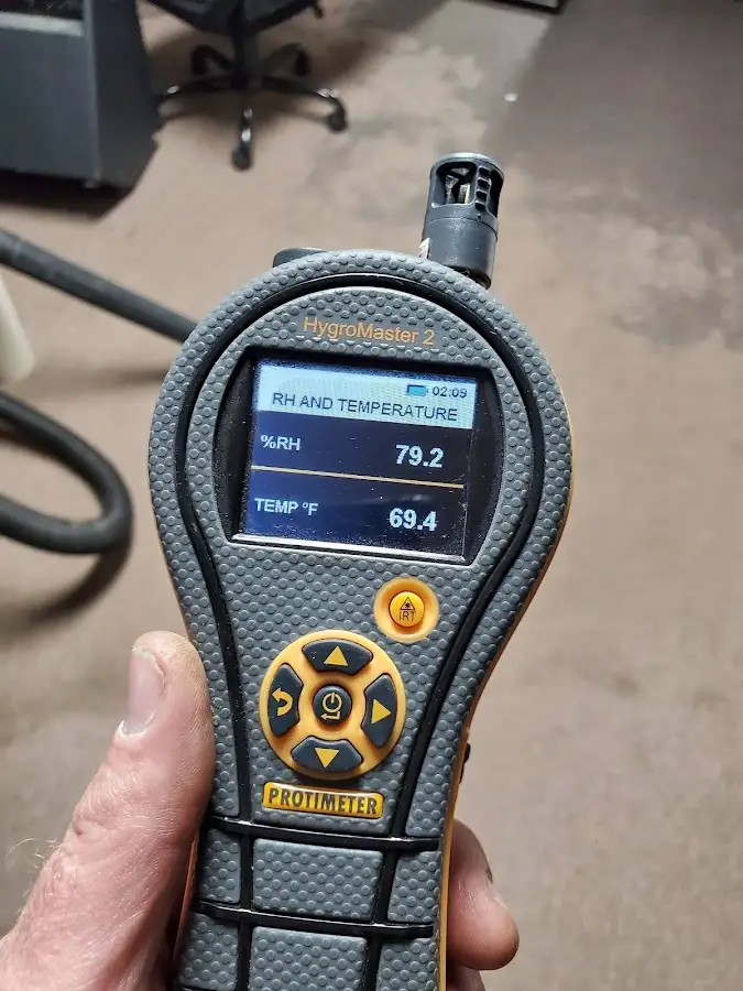 Moisture meter humidity assessment for Fire & Smoke Damage Restoration in Kettering